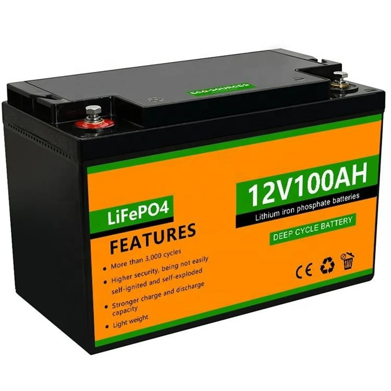 Bateri LiFePO4 Kitaran Dalam 12V 100Ah